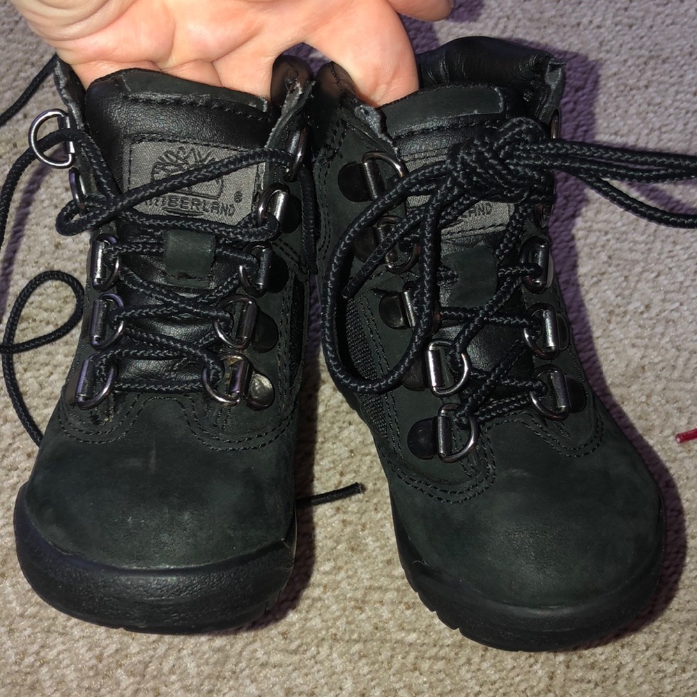 Toddler boys size 5C black timberlands